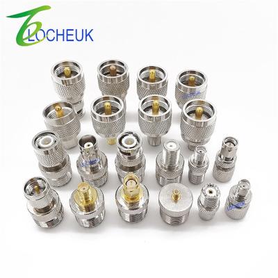 China UHF Female To TNC Male Connector RF Coaxial Connector Adapter 20 Type Mini Set UHF PL259 SO239 UHF Adapter Kits UHF To Kit SMA/BNC/MCX/FME/F/TNC/Mini UHF RF Radios Adapter Connector Coaxial for sale