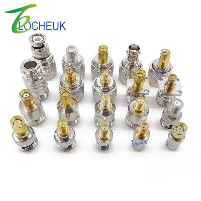 China SMA To BNC TNC Connector Adapter 2 PCs RF Coaxial Adapter N To SMA BNC TNC Adapter Male To RF Female Connector SMA To N BNC TNC F Type Connectors Kits for sale