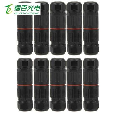 China 10Pcs 3 300V 16A Outdoor IP68 Pin Waterproof Connector TB Socket Adapter Electrical Nylon Cable Connector for sale