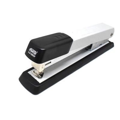 China Easy Opreation M-80 Factory Promotional Standard Office Supplies Extended Full Strip Metal Stapler for sale