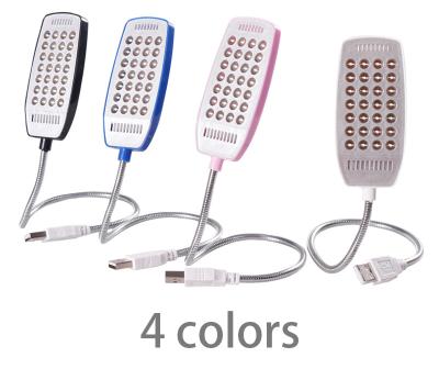 China 28leds USB Reading Book Led Bulbs Mesa Luminaria Book Light Flexible Reading Lamp For Power Bank Computer Notebook 420*42*15mm for sale