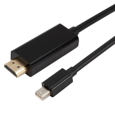 China PVC+copper DP Thunderbolt 2 Puerto de pantalla Mini One HDTV, oro Para MacBook mini iMac, 1.8 M cable rip-off compatible adaptador en chapado pro for sale