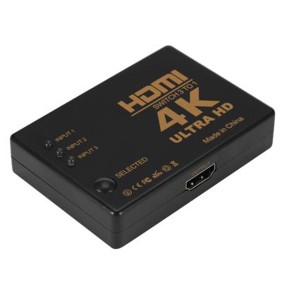 China Ultra HD 3Port 3x1 HDTV Changer 4Kx2K 1080P 3D Switcher Switcher With IR Remote 11 for sale