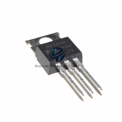 China New standard original IRF540N field effect MOS tube 33A 100V TO-220 transistor IRF540NPBF for sale