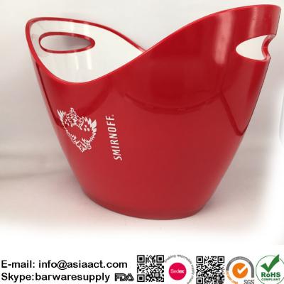 China Stocked ice buckets, plastic bucket, wine bucket, champagne bucket, metal bucket for sale