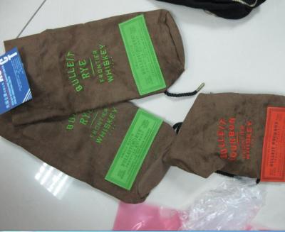 China Canvas Folding Wine Bottle Bags, Cute Wine Bottle Bag, Make Wine Bottle Bags for sale