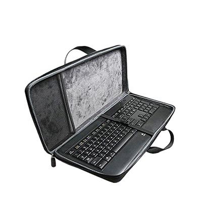 China Travel Packaging Hard Storage Carrying Wireless Luminous Hard Cover EVA Travel Storage Carrying Case Smartphone Keyboard Bag for sale