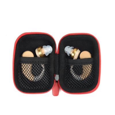 China Hot Factory Sales Packaging Custom Medical Devices Eva Case For Hearing Aid Portable Eva Case For In The Canal Hearing Aid With Handle for sale