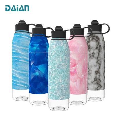 China Eco Friendly Sustainable Gym Sports Drinking Steel Water Bottle With 500ml Container for sale