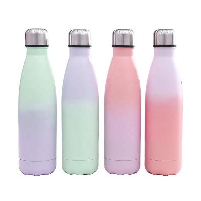 China Double layer ; thermal; With Lid 17oz Custom Double Wall Vacuum Insulated Stainless Steel Insulated Water Bottle for sale