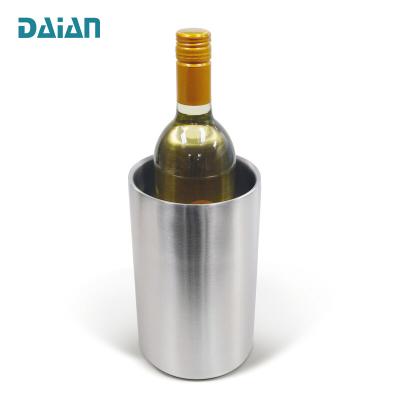 China Wholesale Colder Stocked Custom Logo Stainless Steel Champagne Wine Bottle Bucket for sale