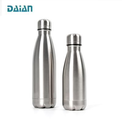 China Sustainable Powder Coated Leakproof Double Wall Insulated Thermal Bottle Stainless Steel Vacuum Flasks for sale