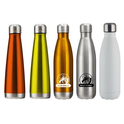 China Double layer ; thermal; with double lid wall metal beverage insulated water bottle stainless steel bottle for sale