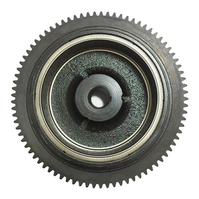 China Outboard flywheel 66T-85550-00, 66T-85550-10 for YAMAHA outboard eletrical start 40HP for sale