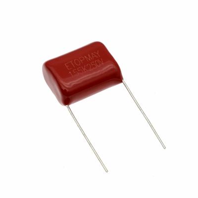 China Metallized Polyester Film Capacitor CL21 1.5UF 250V For Lighting for sale