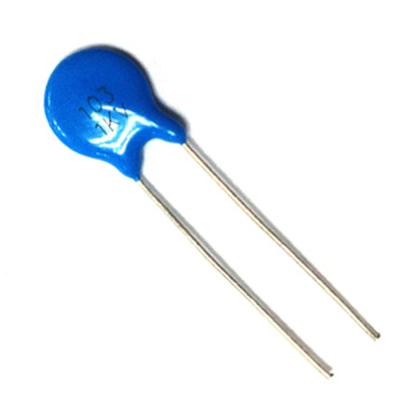 China Blue HV 103K1KV Ceramic Disc Capacitor 10nF 1000V 10%  Y5V P5mm for sale