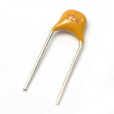 China Passo cerâmico monolítico 5.08mm do capacitor 224 220nF 50V de MLCC +/--20% à venda