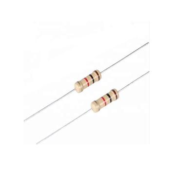 China Fixed Carbon Film Resistor 1Kohm  5%  1/8W 1/4W 1/2W 1W 2W for sale