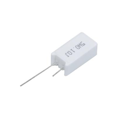 China Resistor vertical 5W0.1ΩJ de alta tensão 3W0.22ΩJ 5% da fonte de alimentação do cimento de SQM à venda