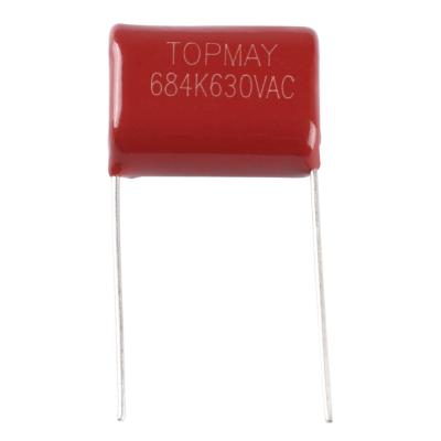 China 105K250V Metallised Polyester Capacitors 1uF 250VDC Rated Voltage for sale