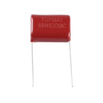 China Capacitor de filme de poliéster metalizado não polar 0,68uF 630VAC 684K630V à venda