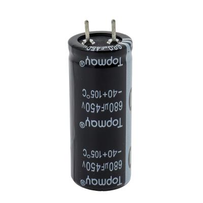 China 680uF 450V Lug Type Aluminum Electrolytic Capacitor for Photo Flash for sale