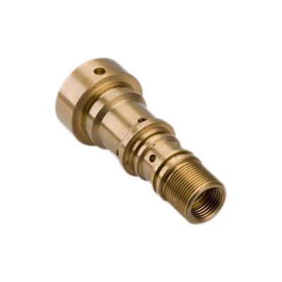 China Precision Machined Custom Cnc Parts , Brass Turned Parts Bolts With Polishing for sale