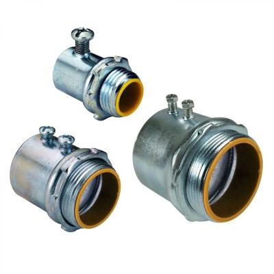 China Die Casting Steel Conduit Box EMT Connector 3 / 4