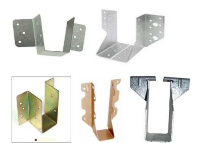 China Aluminum Alloy Custom Metal Brackets , Metal Support Brackets For Building for sale