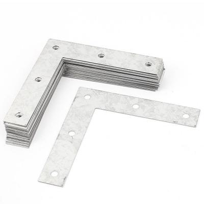 China Silver Heavy Duty Metal Angle Brackets , Aluminium Shelf Brackets Zinc - Plating for sale