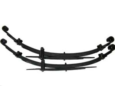 China Professional Steel Replacement Trailer Leaf Springs Black Color High Hardness for sale