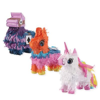 China Custom Llama Mini Pinatas For Birthday from Unicorn Kid Party Cheap Wholesale Toy Manufacture Design Party Donkey Unicorn for sale