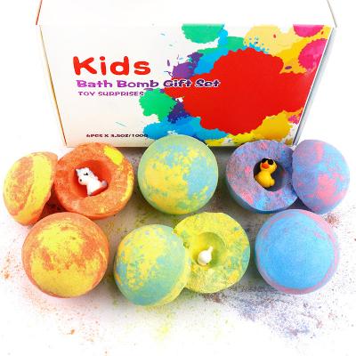 China Personal Care / Luminous Toys Bath Bombs With Surprise Private Label Bath Toys Handmade Kids Indoor Supplies for sale