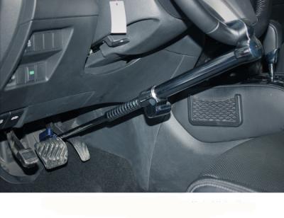 China Precision Steering Wheel To Brake Pedal Lock With Steel Solid Lock Body for sale