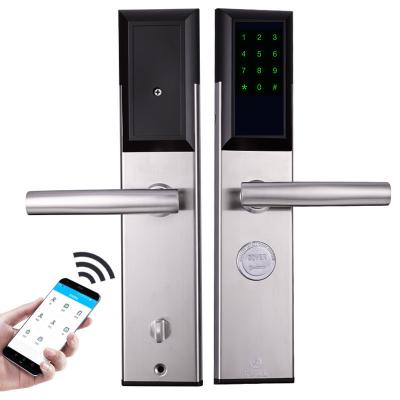 China Zinc Alloy Intelligent Door Lock Office Building Use APP Remote Controlled for sale