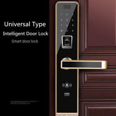 China Semiconductor Universal Fingerprint Code Lock , Smartphone Controlled Door Lock for sale