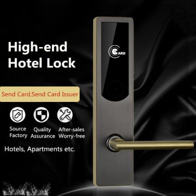 China Cerradura anti del hotel del hurto RFID, cerradura de puerta elegante electrónica integrada de la aleación del cinc en venta