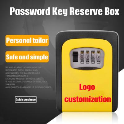 China Home Decoration Combination Key Box , Wall - Mounted Metal Combo Key Box for sale