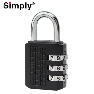 China Zinc Alloy Luggage Combination Padlock With Anti Shearing & Anti Shooting Functions for sale