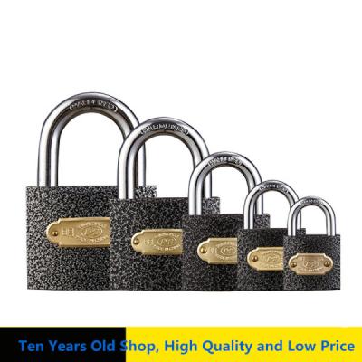 China Universal Grey Iron High Security Padlock Waterproof With Hard Lock Beam for sale