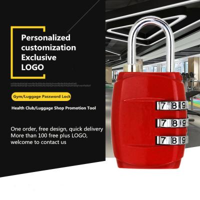 China Customized Mechanical Password Padlock For Zipper / Storage Boxes / Gym Lockers for sale