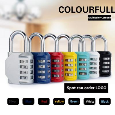 China High Security Luggage Combination Padlock Locker 4 - Digit Type Dormitory Use for sale