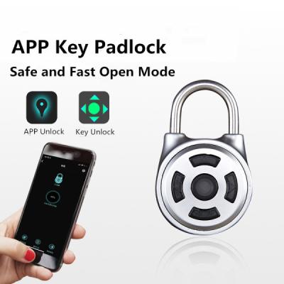 China SS 304 Intelligent Electronic Padlock , APP / Key Unlock Bluetooth Padlock for sale