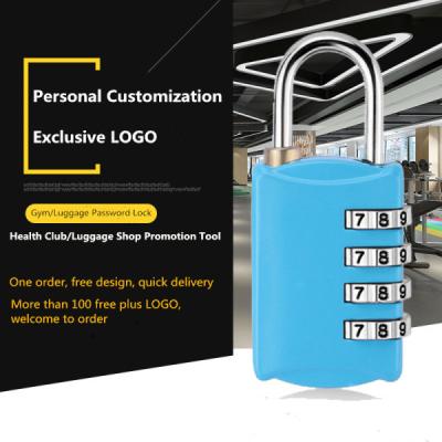 China Four - Digit Suitcase Combination Lock , Mini Combination Travel Padlock for sale