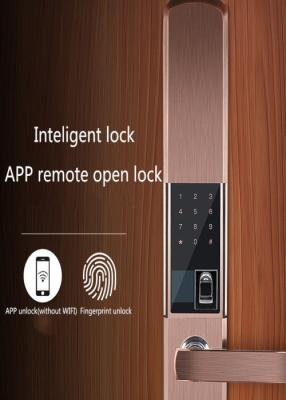 China Infrared Induction Automatic Biometric Door Lock With Intelligent Cloud System for sale