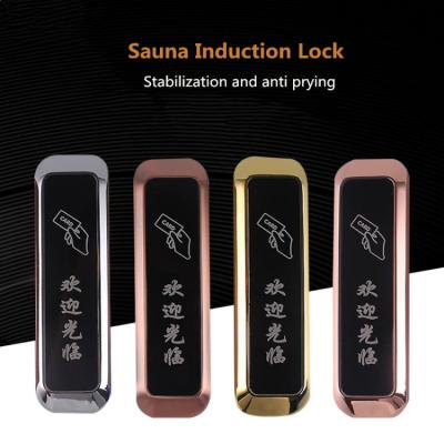 China Luxury Gold Room Smart Sauna Induction Lock No Mechanical Key Low Pressure Indicator for sale