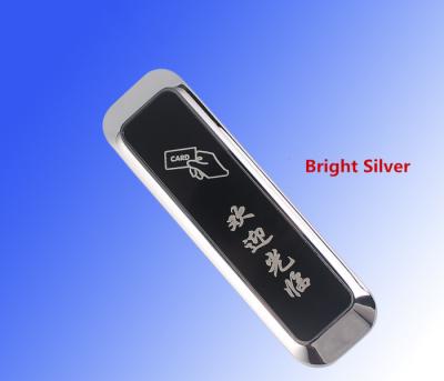 China Hotel / Clothes Cabinet / Sauna Induction Lock Single Card Opening Bright Silver Color for sale