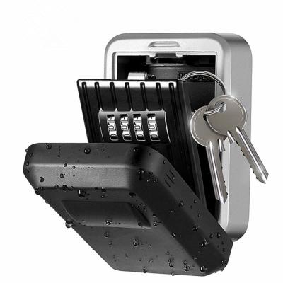 China Home Metal Key Box Wall - Mount / Outdoor Anti - Theft Key Storage Lock Box for sale