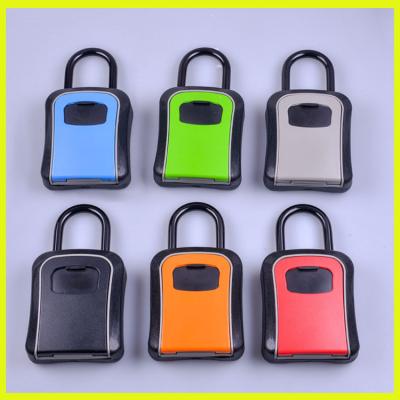 China Lodging Hanging Password Key Lock Box  / Combination Key Safe Box for sale