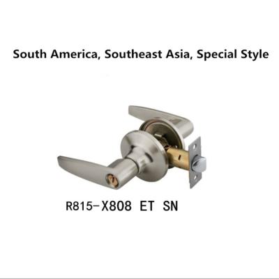 China Luxury  Iron Metal Door Lock 3504 3 Lever Handle High Performance for sale